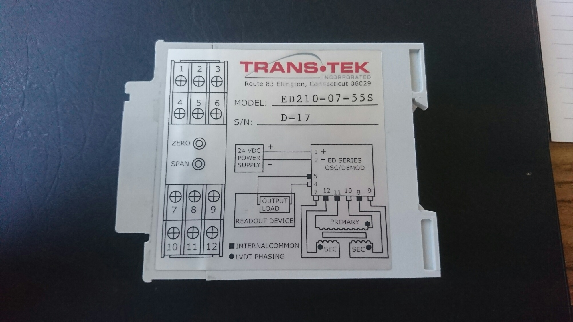 差動トランス用アンプ Trans-Tek ED